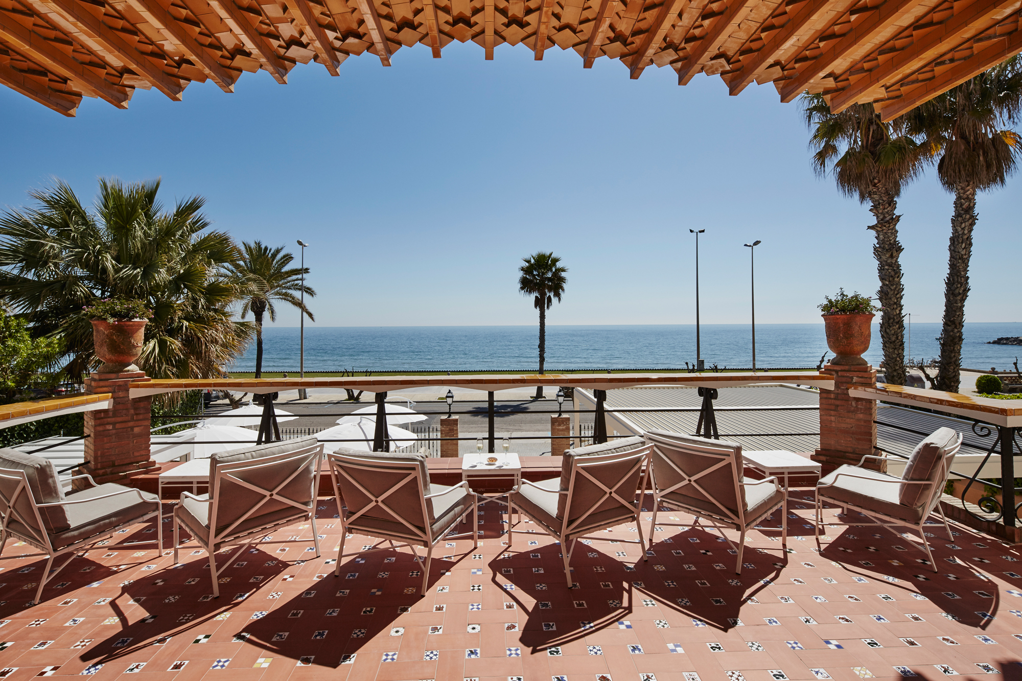 Hotel Casa Vilella - Sitges - TERRAZA VISTA MAR